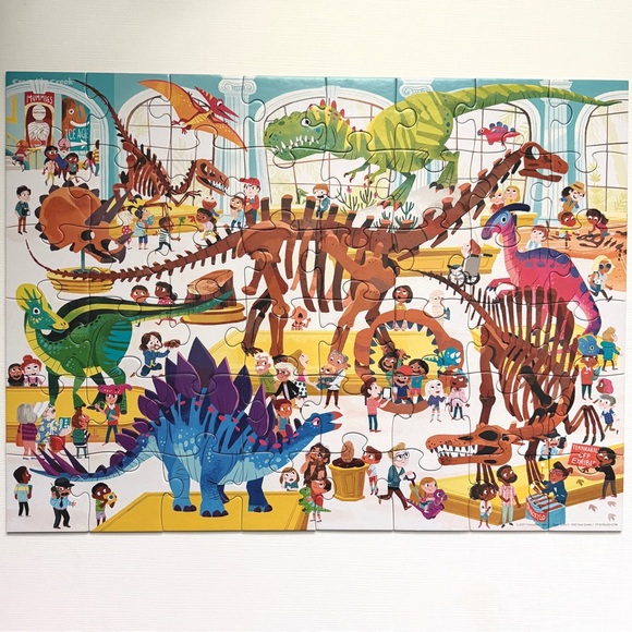 Crocodile Creek “Day at the Museum” Dinosaur Puzzle - 48 pieces - Picture 3 of 5